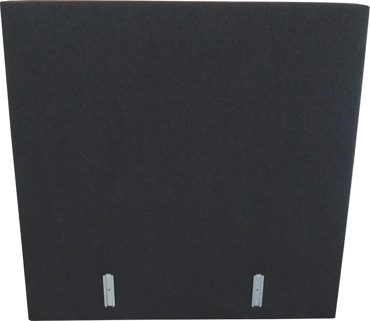 Slaaploods.nl Hoofdbord / Bedhoofdeind Vlak - 140x110x10 cm - Stof Zwart