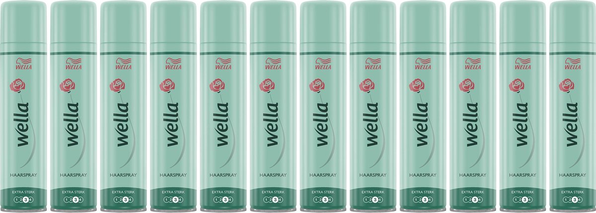 Wella Extra Strong Hairspray - 12 x 75 ml - Haarlak - Voordeelverpakking