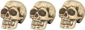 Halloween - 3x Schedels/doodshoofden 32 cm Halloween decoratie - Horror themafeest versiering