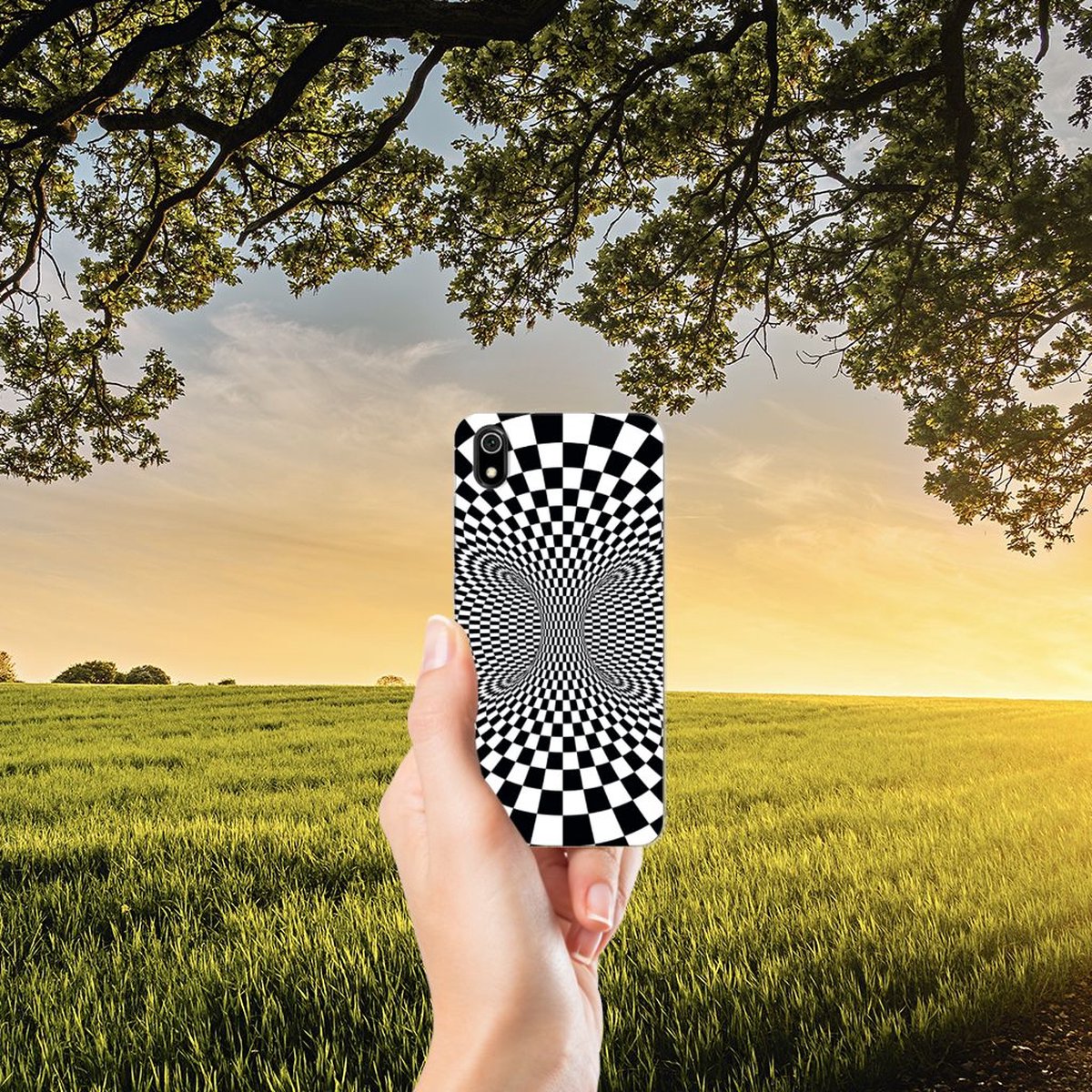 Xiaomi Redmi 7A TPU Hoesje Illusie