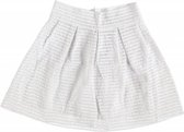 Vero moda stevige gevoerde rok snow white - Maat M