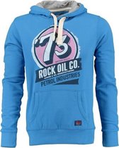 Petrol sweater hoodie - Maat S