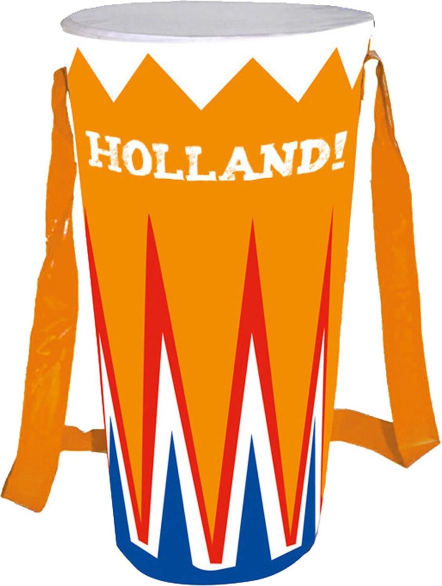 Opblaas drum holland: 35 cm (30921)