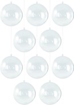 serveerster Verrassend genoeg Lam 10x Transparante DIY kerstbal 12 cm - Kerstballen om te vullen -  Knutselmateriaal... | bol.com