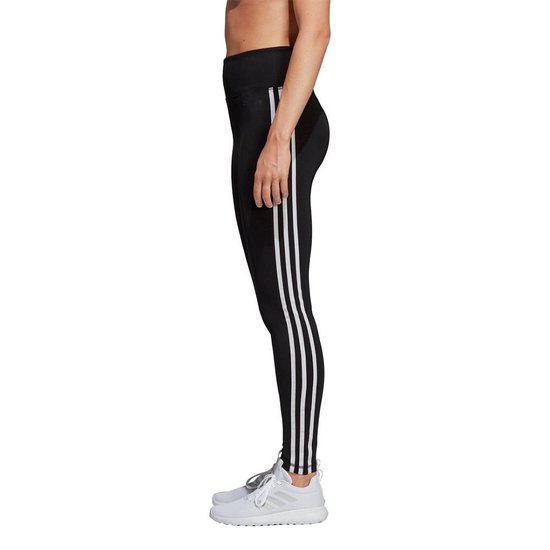 | adidas D2M 3 Stripes tight dames zwartwit | adidas D2M 3 Stripes tight dames zwartwit