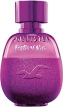 MULTIBUNDEL 4 stuks Hollister Festival Nite For Her Eau De Perfume Spray 100ml