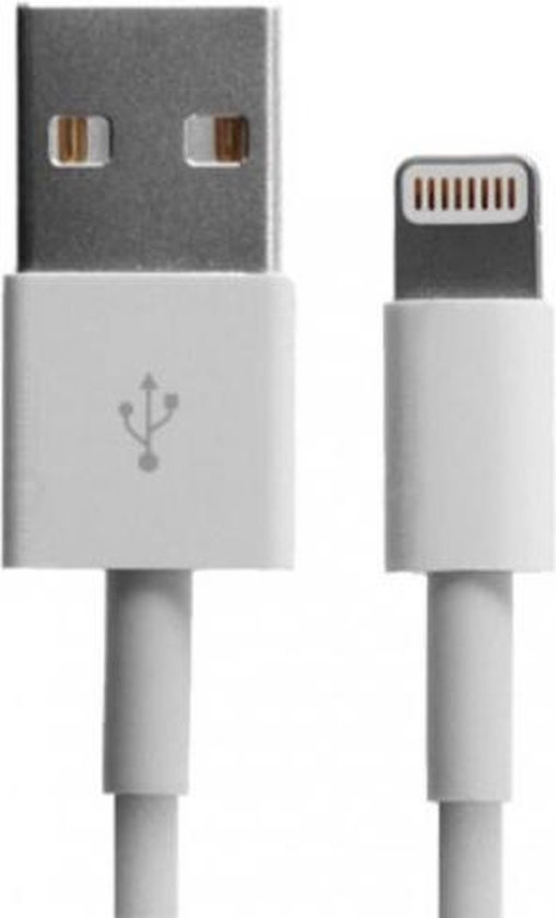kubiek Tegenstander struik iPod Touch 5G - 6G - Lightning USB Data en Oplader Kabel - 1m Wit | bol.com
