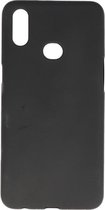 Bestcases Color Telefoonhoesje - Backcover Hoesje - Siliconen Case Back Cover voor Samsung Galaxy A10s - Zwart