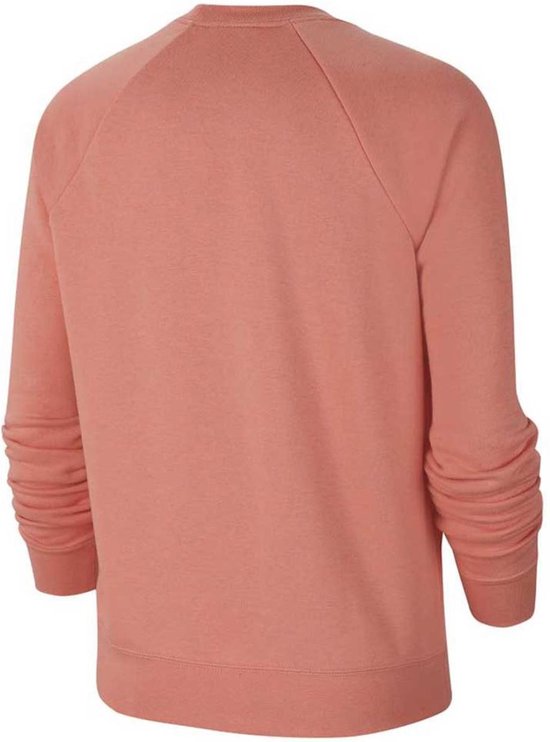 Nike Sportswear Essential Crew Fleece sweater dames roze/wit