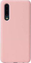 Silicone case Huawei P30  - roze