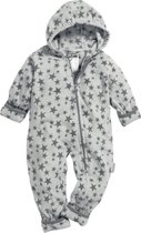 Playshoes Babypyjama Onesie Fleece Junior Sterren/grijs Maat 62