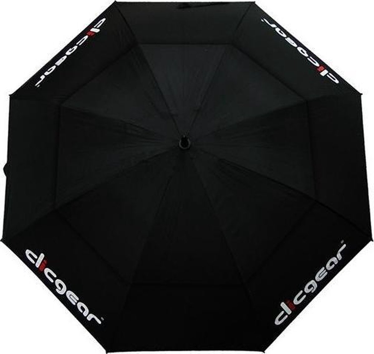 Clicgear 68 inch Double Canopy Golfparaplu - Zwart