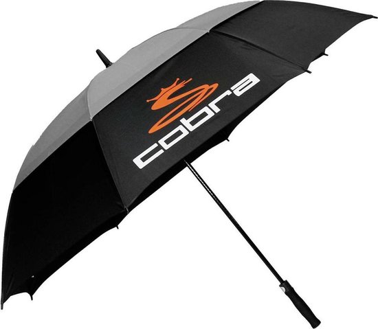 knelpunt Buitenland selecteer 68 Inch Double Canopy Golfparaplu - Zwart Grijs | bol.com