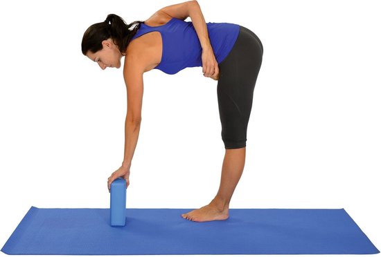 Yoga blok Mambo Max - Blauw - 1 stuk - Pilates - Schuim van Mambo Max — afbeelding 5