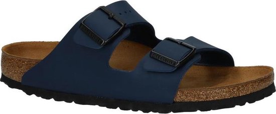 Birkenstock Arizona - Slippers - Heren - Donkerblauw mat - Maat 46 | Bestel  nu!