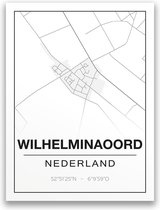 Poster/plattegrond WILHELMINAOORD - A4