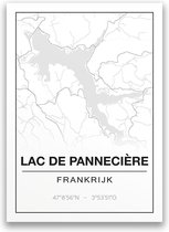 Poster/plattegrond LACDEPANNECIERE - A4