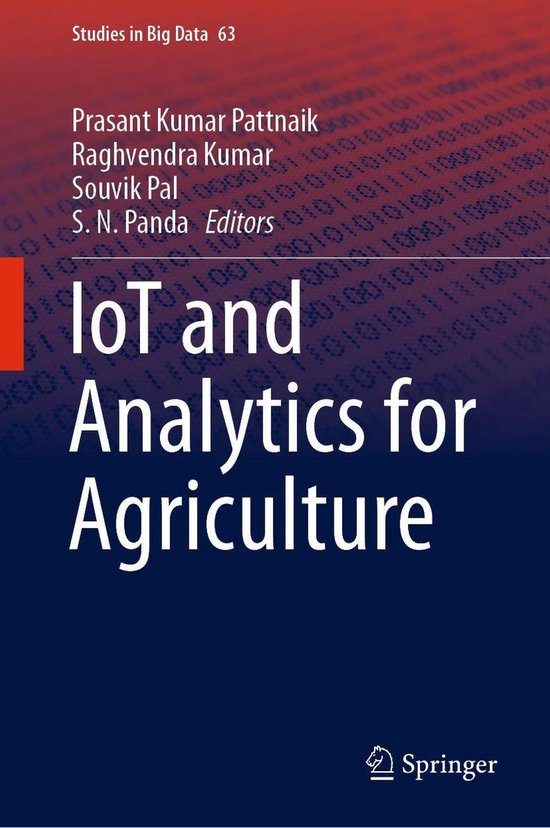 Studies in Big Data 63 - IoT and Analytics for Agriculture - cover