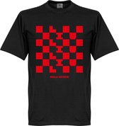 Kroatië Hvala Vatreni Homecoming T-shirt - Zwart - L