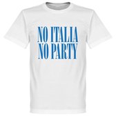 No Italia No Party T-Shirt - 5XL