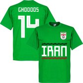 Iran Ghoddos 15 Team T-Shirt - Groen - XL