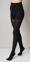 OMERO Form Up 50den Zwart Opaque matte Panty die afslankt en modelleert ( Zwart-M)