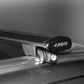 Dakdragers Audi Q5 2008 t/m 2016 met gesloten dakrails - Farad wingbar zwart