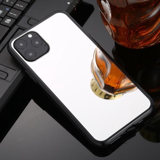 Iphone 11 spiegel - Anti shock case - Hoesje siliconen - TPU case - Mirror  case -... | bol.com