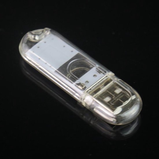 1 5 flash schijf stijl USB-licht 140LM 3 LED SMD 5630 Warm wit licht met  Touch schakelaar