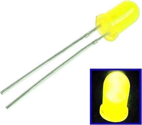 Gang ventilatie Lionel Green Street 1000pcs 5mm geel licht ronde LED-Lamp (1000pcs in één verpakking de prijs  is voor... | bol.com
