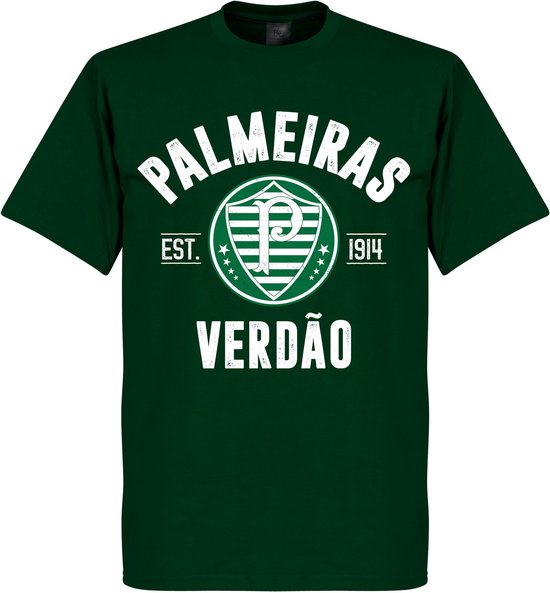 Palmeiras Established T-Shirt - Donker Groen - L