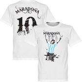 Maradona 10 Argentinië T-Shirt - Kinderen - 92/98