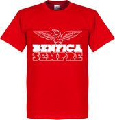 Benfica Sempre T-Shirt - Rood - Kinderen - 140