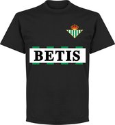 Real Betis Team T-Shirt - Zwart - XXL