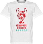 Liverpool Champions League 2019 Trophy T-Shirt - Wit - L