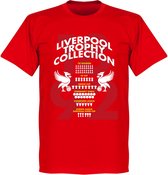 Liverpool Trophy Collection T-shirt - Rood - XS