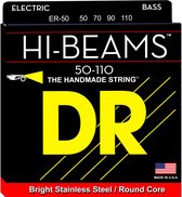DR 4er bas 50-110 Hi-Beam Stainless Steel ER-50 - Snarenset voor 4-string basgitaar
