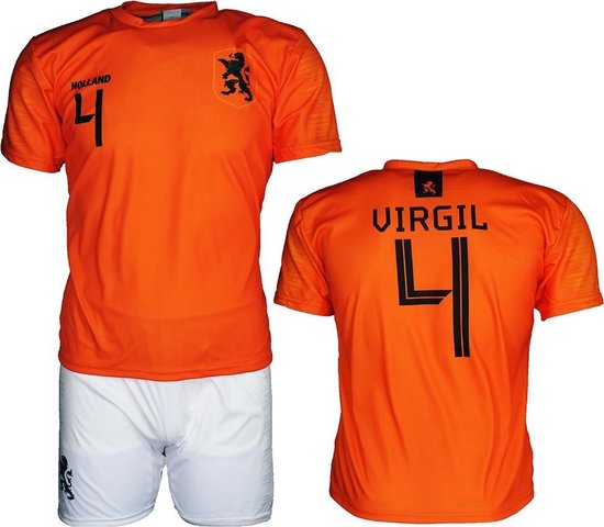 radar Habubu Conventie Nederlands Elftal Replica Virgil van Dijk Thuiswedstrijden Voetbal T-Shirt  + Broek Set... | bol.com