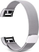 Fitbit Charge 2 Luxe Milanees bandje |Zilver / Silver| Premium kwaliteit | Maat: M/L | RVS |TrendParts