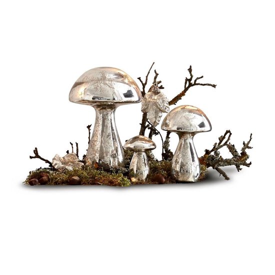 Lot de 5 champignons décoratifs Grana