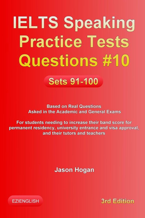 IELTS Speaking Practice Tests Questions 10 - IELTS Speaking  ... - cover