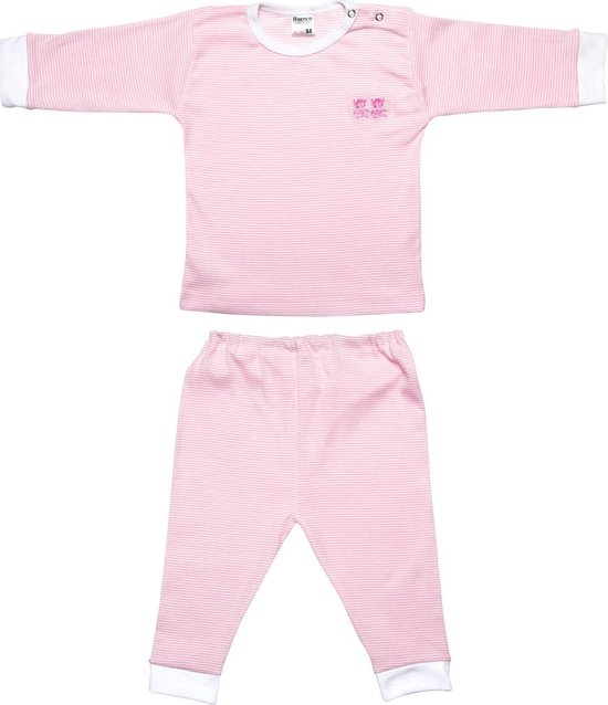 Beeren Bodywear Pyjama unisexe Stripe - Rose - Taille 50/56