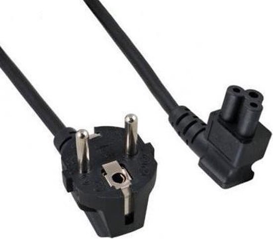 Maclean MCTV-692 Netsnoer – Geaard – 3 Meter – Schuko Naar Koudeapparaatstekker – Voor Koelkast, PC, Monitor, Printer & Voedingen