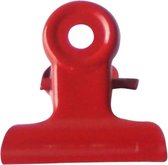 LPC Papierklem Bulldog clip rood - 38 mm -20 stuks