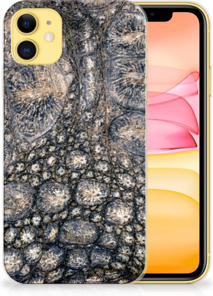 Apple iPhone 11 TPU Hoesje Krokodillenprint