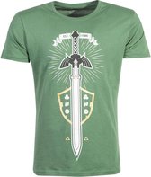 Zelda - The Master Sword Heren T-Shirt - Green - S