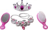 Tender Toys Accessoiresset Prinses Meisjes 4-delig Roze
