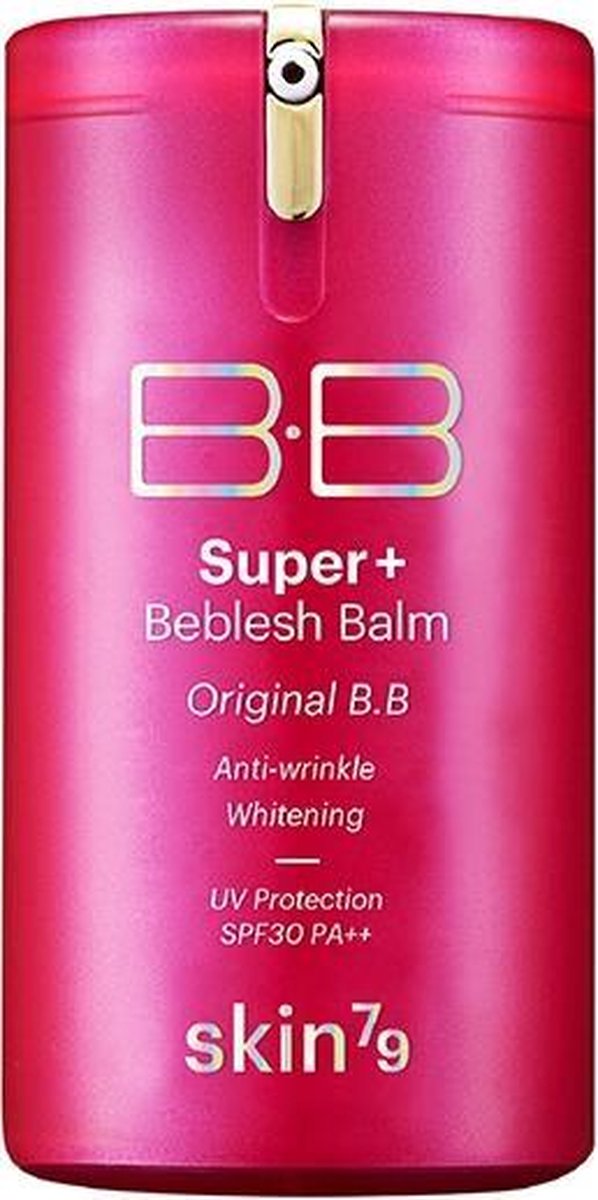 Skin88 - Super+ Beblesh Balm Hot Pink Spf30 Bb Cream Leveling Coloryt Scores 40G