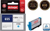 ActiveJet AH-655CR Inkt voor HP-printer; HP 655 CZ110AE vervanging; Premie; 12 ml; cyaan.