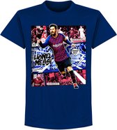 Messi Barcelona Comic T-Shirt - Navy - M